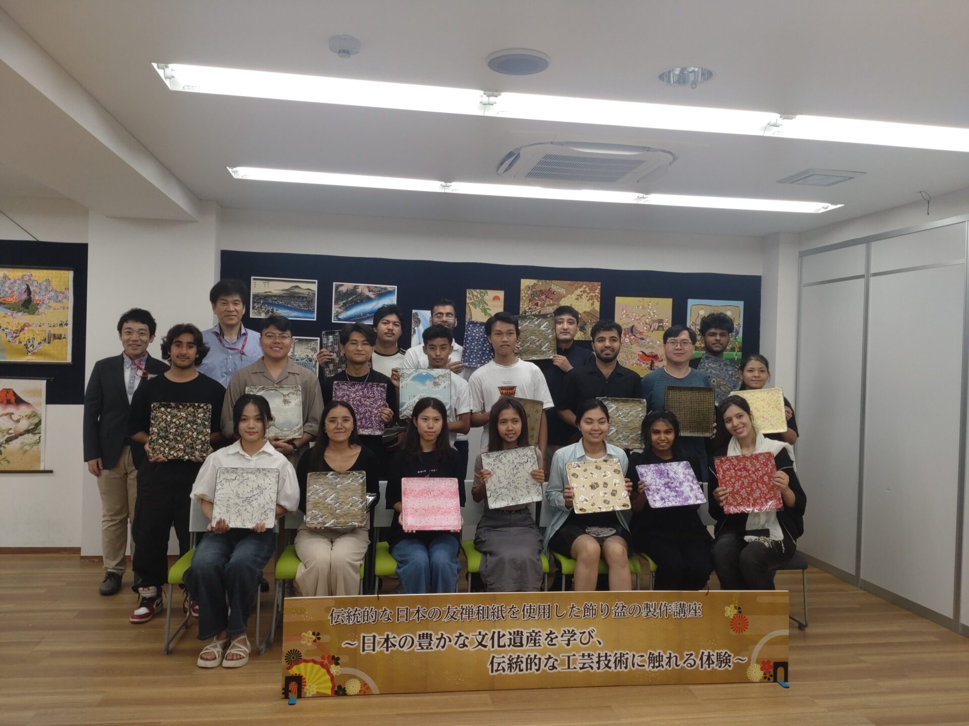 地元・浅草橋にて飾り盆のワークショップに参加しました！